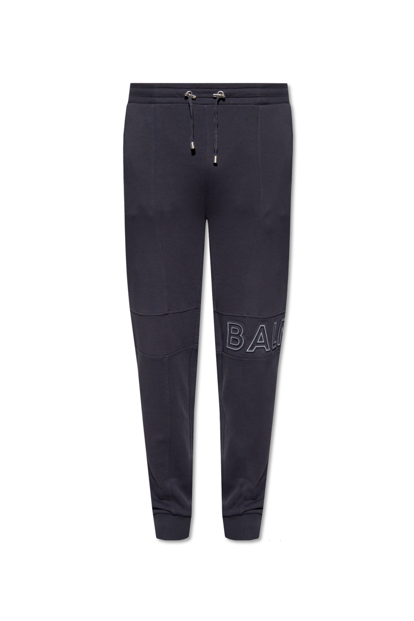 Navy blue Sweatpants with logo Balmain Balmain multi pocket slim fit track pants SchaferandweinerShops KR